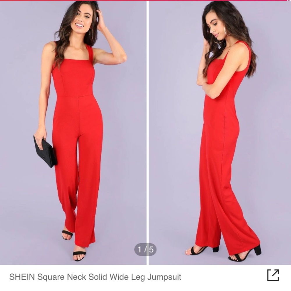 Red SHEIN Jumpsuit